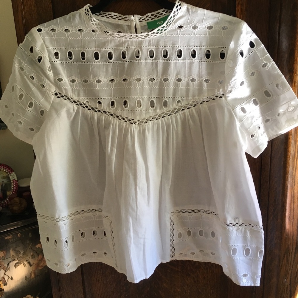 NWOT’s DIP brand S/s Cotton Blouse